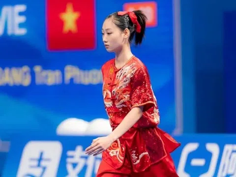 Giải Wushu vô địch thế giới 2023: Đặng Trần Phương Nhi giành huy chương bạc