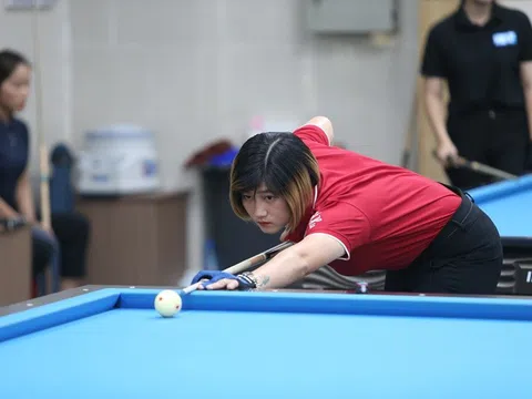 Ngày 1 giải Billiards Carom 3 băng nữ TP.HCM mở rộng 2023: Các “bóng hồng” thi nhau tung series 4 điểm trở lên