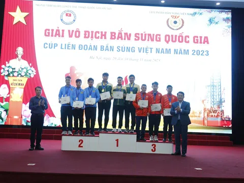 Giải vô địch Bắn súng quốc gia năm 2023: Hà Nội xếp thứ nhất toàn đoàn