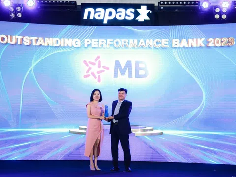 MB đạt 5 giải thưởng lớn nhất tại Hội nghị Ngân hàng thành viên của Napas