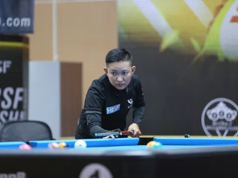 Giải vô địch Billiards Pool 9 bi HBSF năm 2023: Tú Trân so tài với 31 cơ thủ nam