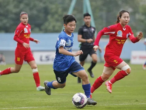 Vòng 8 giải Bóng đá nữ vô địch quốc gia - cúp Thái Sơn Bắc 2023: Than Khoáng sản Việt Nam hưởng trọn niềm vui