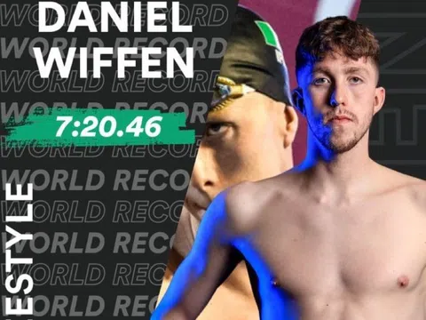 Daniel Wiffen lập kỷ lục thế giới cự ly ngắn 800m tự do 