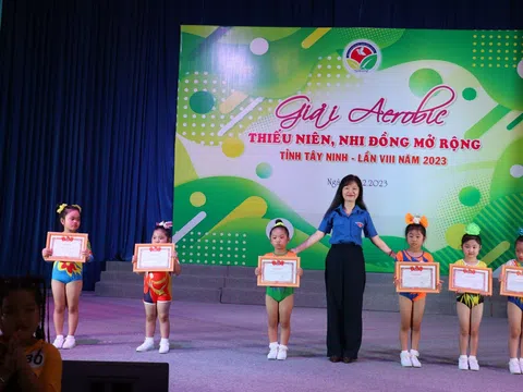 Giải Aerobic Thiếu niên, Nhi đồng mở rộng tỉnh Tây Ninh lần VIII 