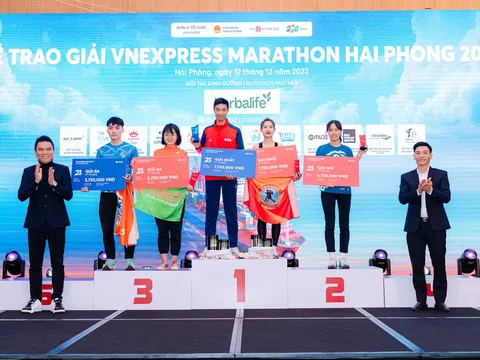 Herbalife Việt Nam tự hào là đối tác dinh dưỡng của giải Chạy VnExpess Marathon lần đầu tiên tại thành phố Hải Phòng