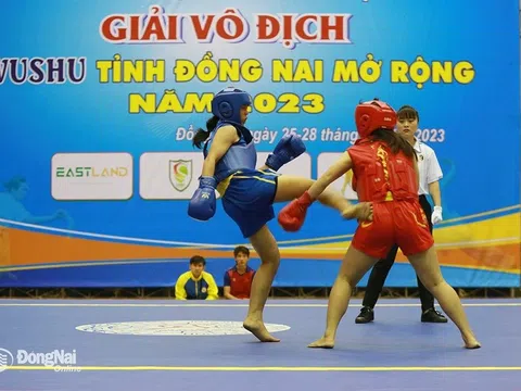 Giải vô địch Wushu Đồng Nai mở rộng năm 2023