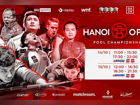 Hanoi Open Pool Championship được công nhận là giải Billiards thuộc World Nineball Tour