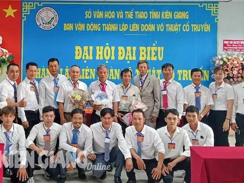Thành lập Liên đoàn Võ thuật Cổ truyền tỉnh Kiên Giang