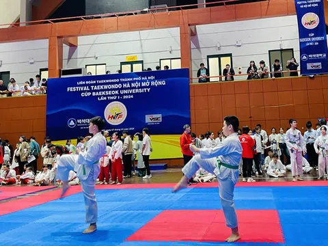 Đặc sắc Festival Taekwondo Hà Nội mở rộng 