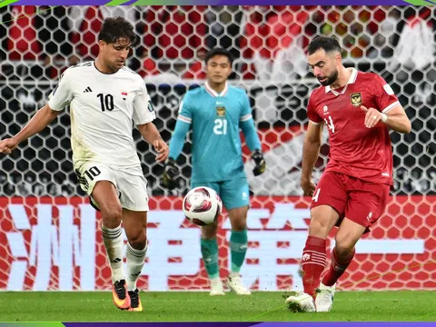 Vòng chung kết ASIAN Cup 2023: Iraq thắng dễ Indonesia