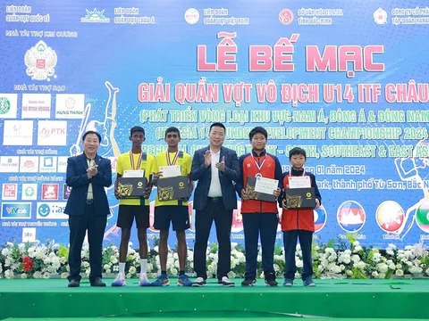 Việt Nam ghi tên vào Vòng chung kết giải Quần vợt vô địch U14 ITF châu Á 