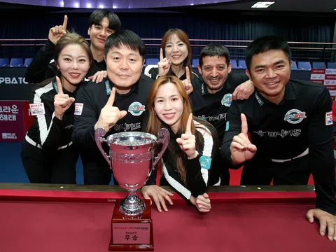 Giải Billiards PBA Team League 2023-2024: Nguyễn Quốc Nguyện giúp Hana Card tạo lợi thế lượt về trận Play off