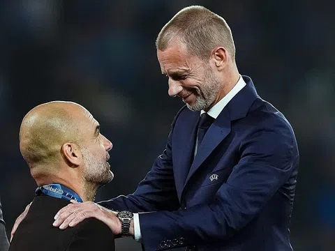 Ông Pep Guardiola đáp trả Chủ tịch UEFA Aleksander Ceferin