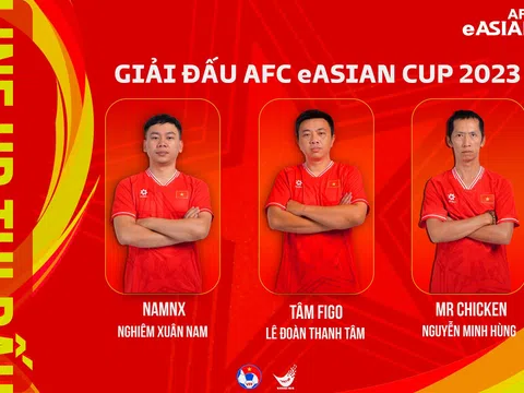 Đội tuyển eFootball Việt Nam sẵn sàng tranh tài tại eASIAN Cup 2023