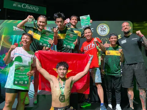 Việt Nam giành 2 huy chương vàng tại sự kiện Lễ hội WBC MuayThai 2024