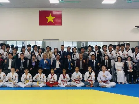 Chủ tịch Liên đoàn Taekwondo Cảnh sát Thế giới làm việc cùng Hiệp hội Thể thao Công an Nhân dân Việt Nam