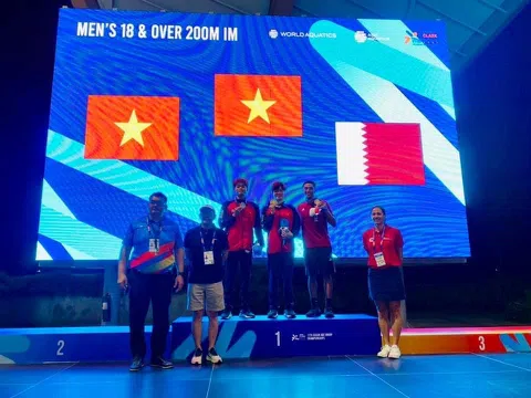 Giải Bơi vô địch châu Á các nhóm tuổi 2024: Việt Nam giành 4 huy chương vàng trong ngày thi đấu đầu tiên