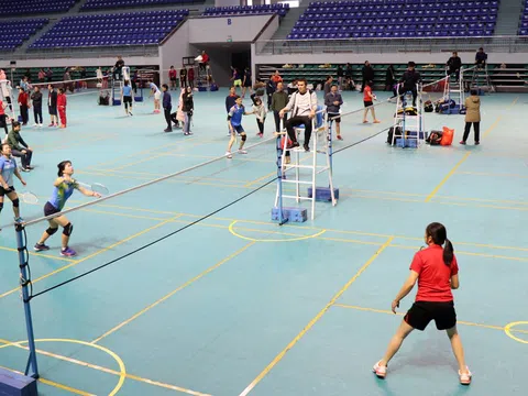 126 vận động viên tranh tài giải Cầu lông truyền thống phụ nữ tỉnh Bắc Giang năm 2024