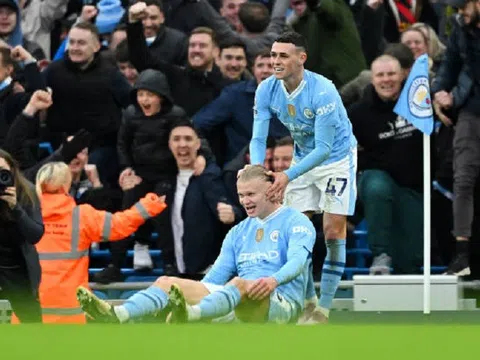 Vòng 27 Premier League: Man City ngược dòng hạ Man United ở trận derby thành Manchester