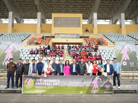 Hưởng ứng Ngày hội Bóng đá nữ AFC 2024