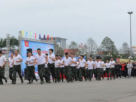 Hơn 1.000 người tham gia Ngày chạy Olympic vì sức khỏe toàn dân thành phố Bắc Giang