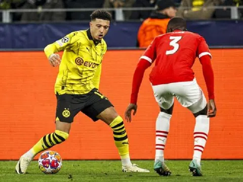 Sancho ghi bàn, Dortmund giành vé vào Tứ kết Champions League