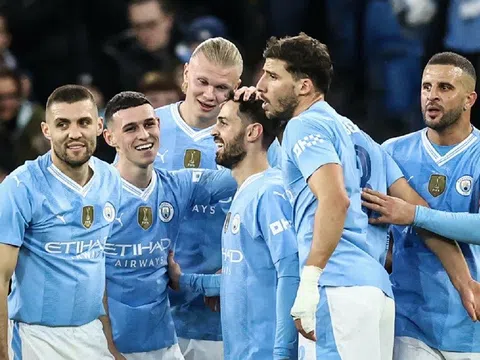 Thắng dễ đối thủ, Man City giành vé vào Bán kết FA Cup