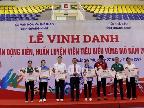 Quảng Ninh vinh danh vận động viên, huấn luyện viên tiêu biểu vùng Mỏ năm 2023