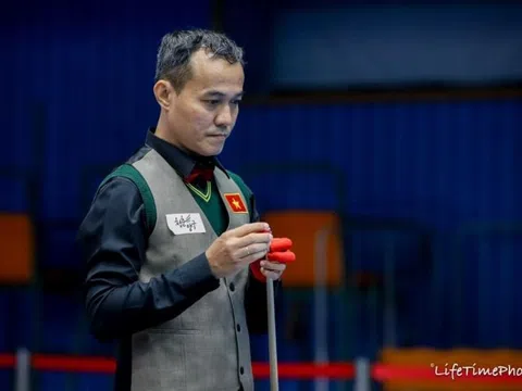 Phạm Cảnh Phúc đăng quang ngôi vô địch giải Billiards Carom 1 băng châu Á 2024