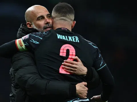Man City có thể vắng Kyle Walker ở cuộc đại chiến với Real Madrid tại Champions League