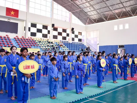 Gần 350 võ sinh tranh tài giải Vovinam tỉnh Lâm Đồng 2024
