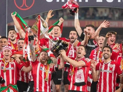 Athletic Bilbao lên ngôi vô địch Cúp nhà Vua Tây Ban Nha 2023-2024