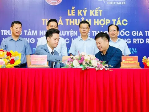 Trung tâm Huấn luyện Thể thao quốc gia TP.HCM ký kết hợp tác với Trung tâm RTD REHAB