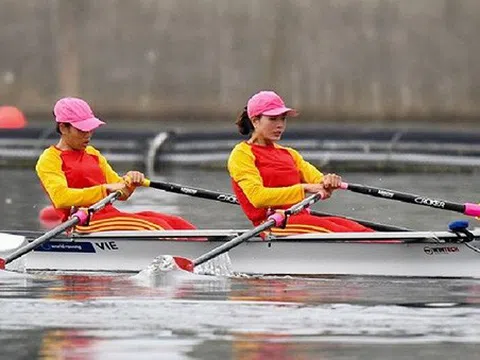 Việt Nam vào chung kết nội dung thuyền Rowing đôi nữ hạng nhẹ