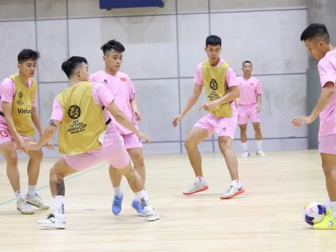Đội tuyển Futsal Việt Nam sẵn sàng cho trận play-off