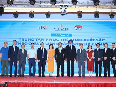 Lễ công bố Trung tâm Y học thể thao xuất sắc theo chuẩn của AFC tại Việt Nam