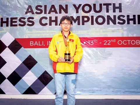 Kỳ thủ Võ Phạm Thiên Phúc tham dự giải cờ Vua trẻ U20 thế giới 2024