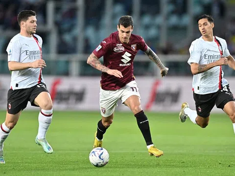 Vòng 37 Serie A 2023-2024: AC Milan bất ngờ bại trận trước Torino