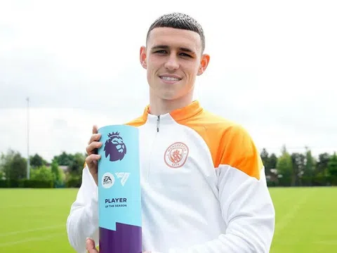 Phil Foden giành giải thưởng "Cầu thủ hay nhất Premier League"