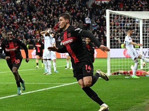 Chung kết Europa League: Leverkusen tiến đến danh hiệu vô địch thứ hai