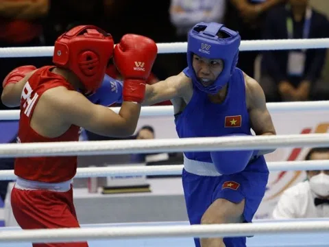 Vòng loại Olympic Boxing: Võ sĩ Hà Thị Linh thắng đối thủ hạng ba châu Âu