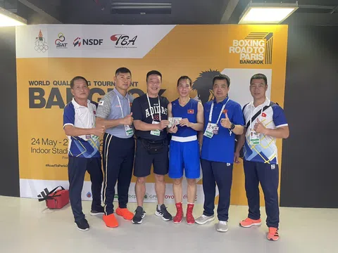 Vòng loại Olympic Boxing: Võ sĩ Hà Thị Linh giành chiến thắng thứ hai