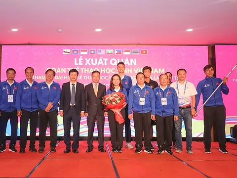 Đoàn Thể thao Học sinh Việt Nam xuất quân tham dự Đại hội Thể thao Học sinh Đông Nam Á lần thứ 13