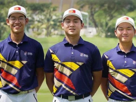 Nhà vô địch SEA Games 32 Lê Khánh Hưng dự giải Golf Việt Nam Masters 2024
