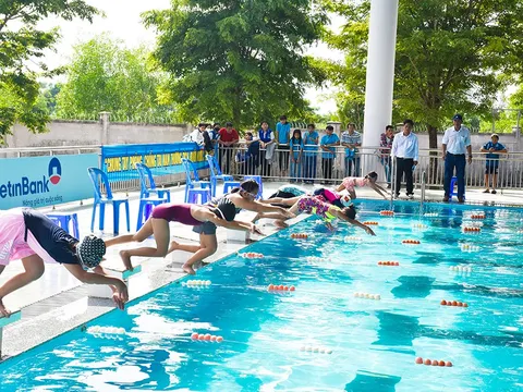 Hội thi Bơi, Lặn cứu đuối “Chương trình phổ cập bơi phòng, chống tai nạn đuối nước trẻ em” tỉnh An Giang lần thứ XVII - 2024