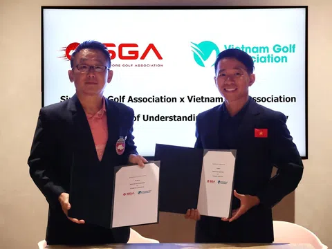 Hiệp hội Golf Việt Nam ký kết hợp tác với Hiệp hội Golf Singapore