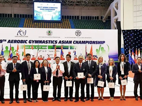 Khai mạc giải vô địch Thể dục Aerobic châu Á 2024