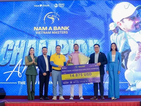 Golfer Pakistan vô địch giải Golf Nam A Bank Vietnam Masters 2024 với thành tích kỷ lục