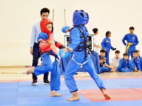 Giải Vovinam các Câu lạc bộ Thanh thiếu nhi tỉnh Lào Cai mở rộng 2024
