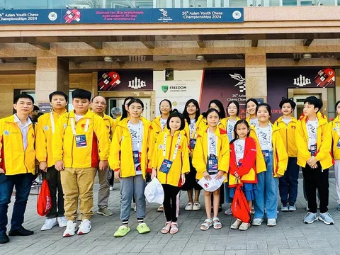 Giải cờ Vua vô địch trẻ châu Á 2024: Kỳ thủ Trần Lê Vy giành huy chương vàng tiêu chuẩn